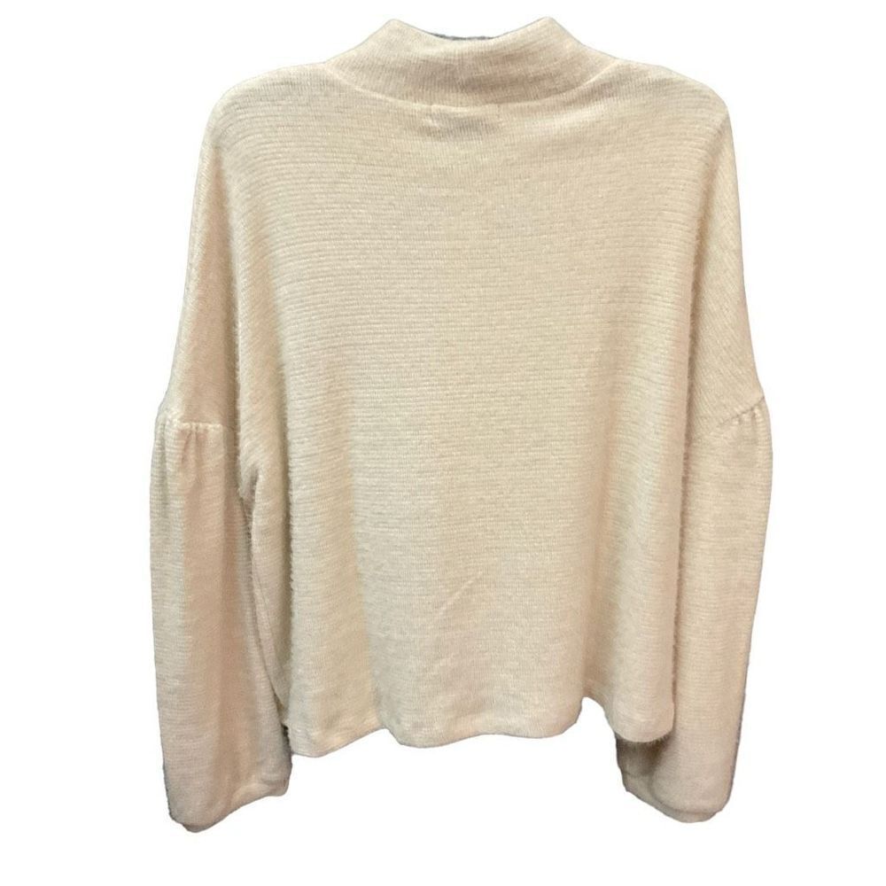 Sanctuary Sweater Funnel Neck Drop Shoulder Tan Balloon Sleeves Women 1X - Picture 10 of 12